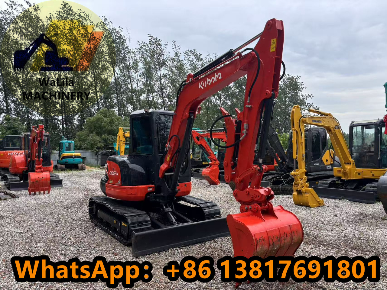 KUBOTA Kubota KX057 Thumb Clip Version - Mini excavator: picture 5 KUBOTA Kubota KX057 Thumb Clip Version - Mini excavator: picture 5
