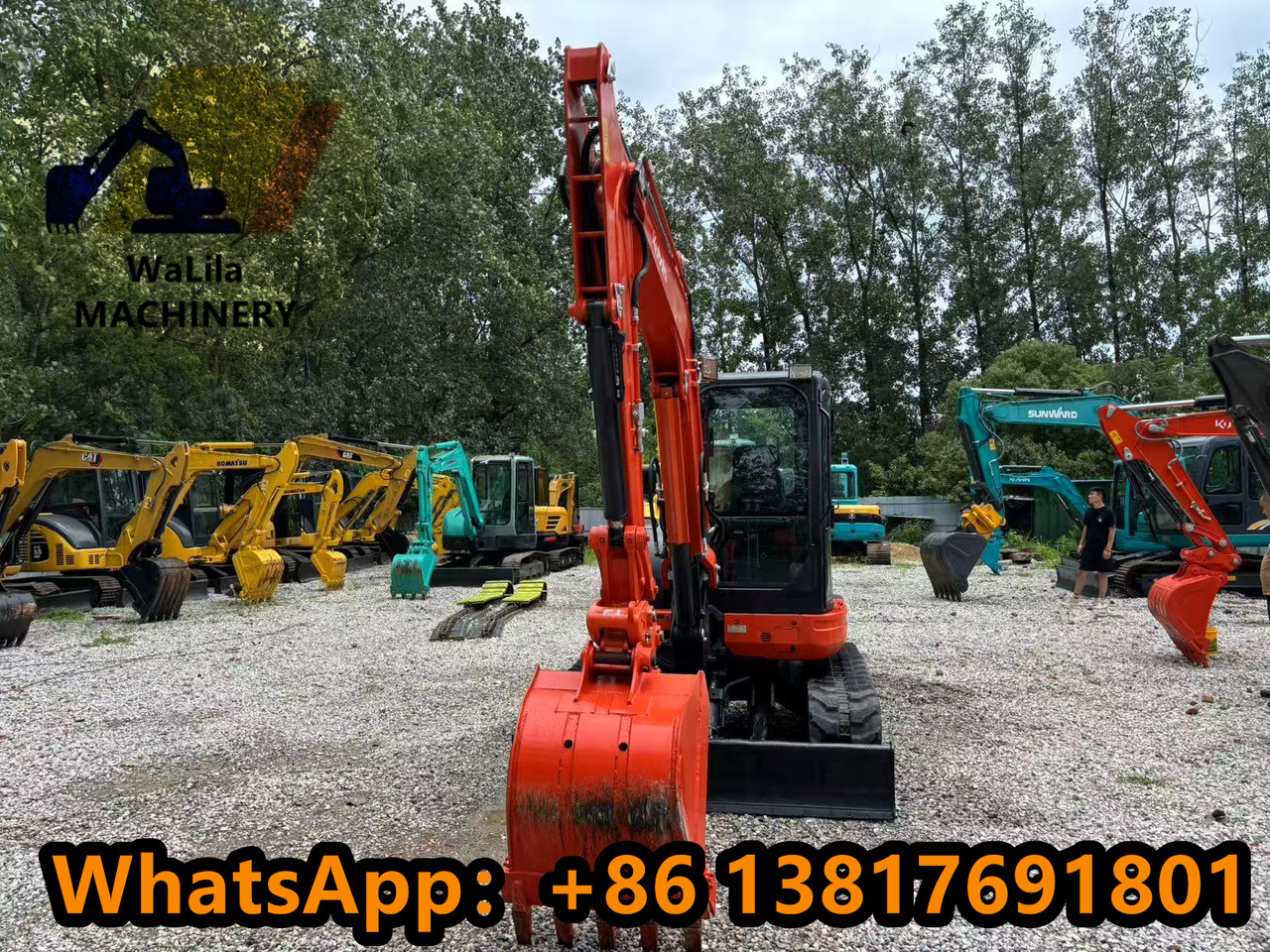 Mini excavator KUBOTA Kubota Kx057 rubber crawler excavator: picture 6
