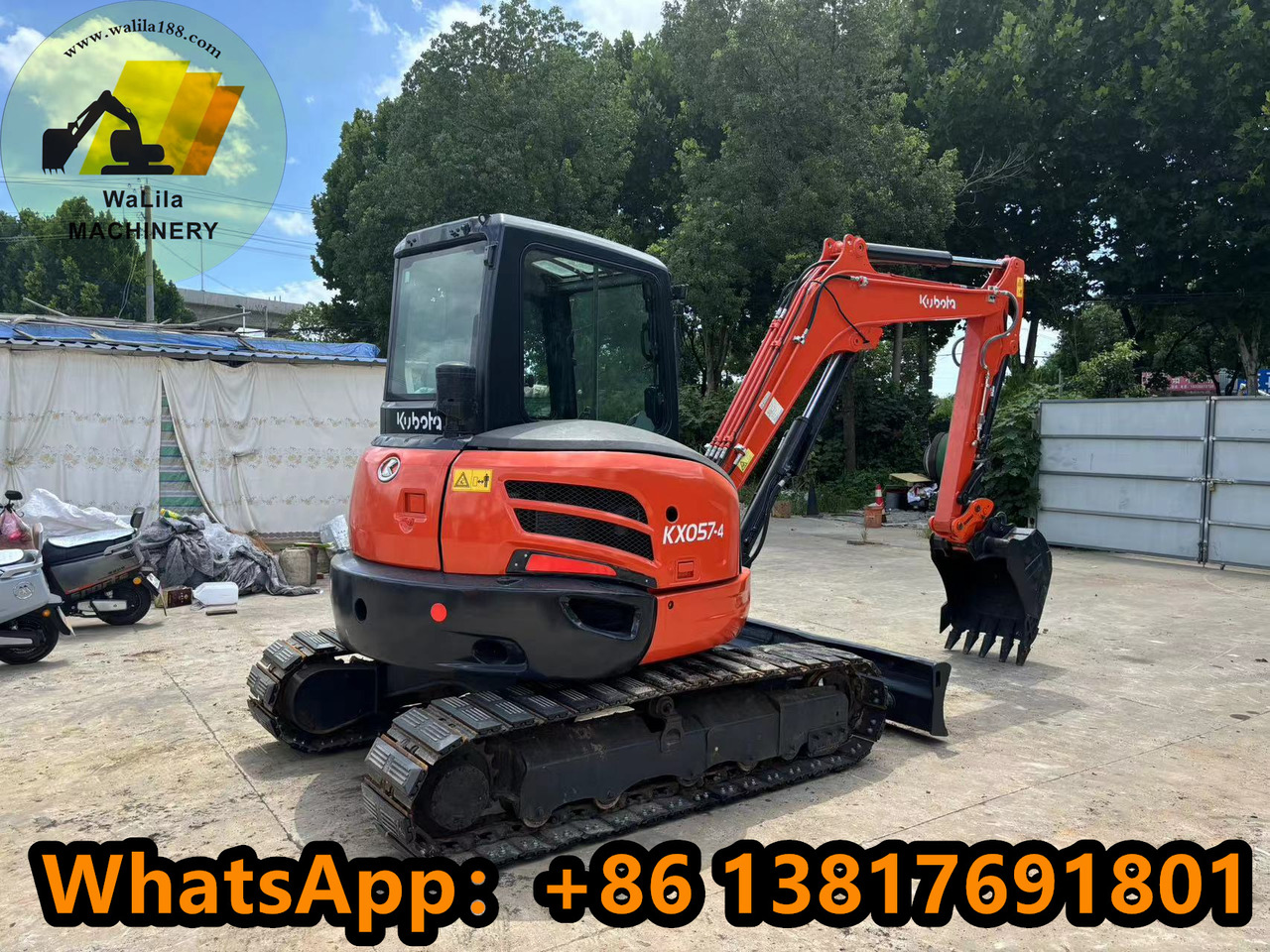 KUBOTA Kx057-4 - Mini excavator: picture 4 KUBOTA Kx057-4 - Mini excavator: picture 4