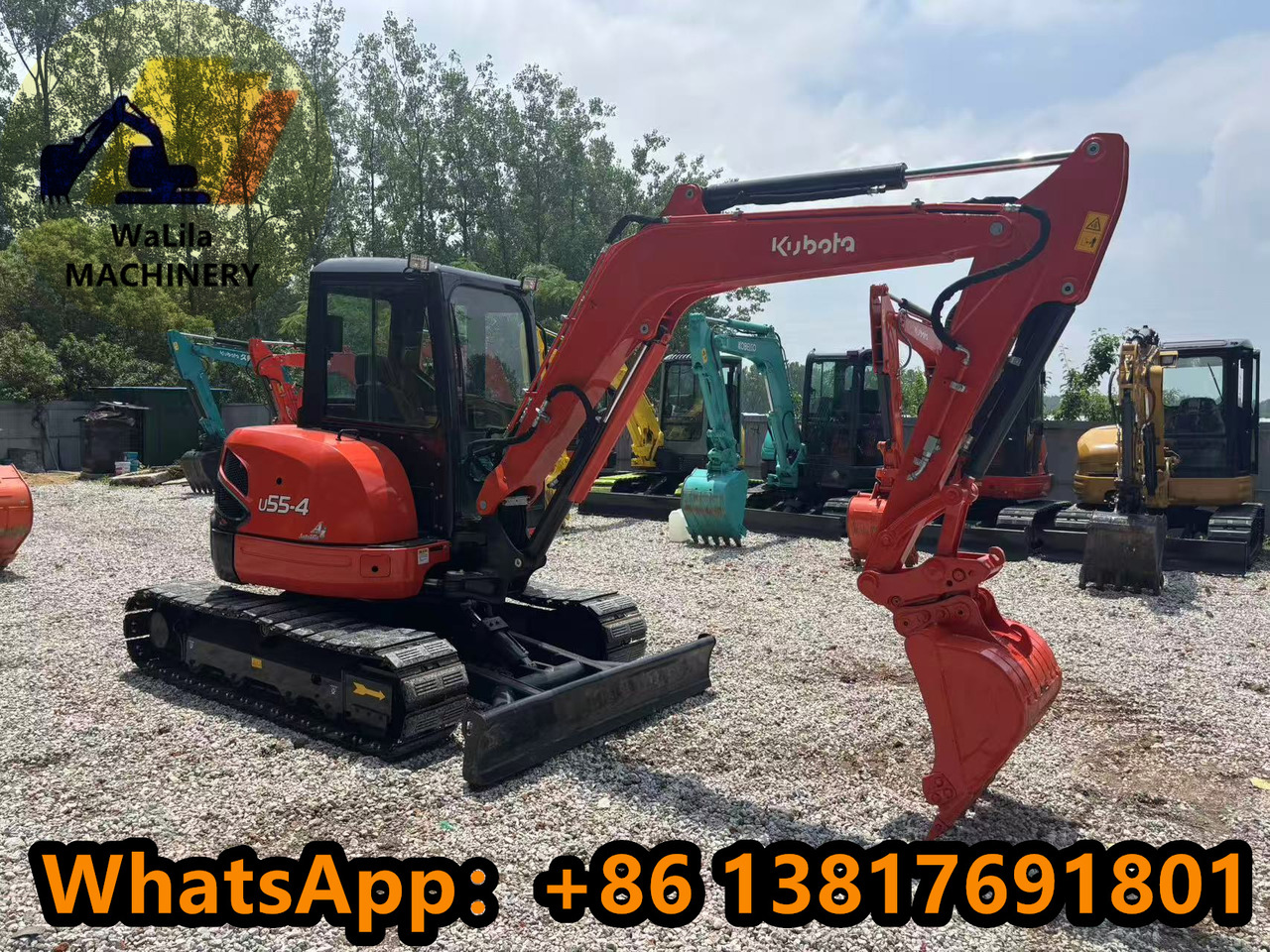KUBOTA U55 - Mini excavator: picture 1 KUBOTA U55 - Mini excavator: picture 1