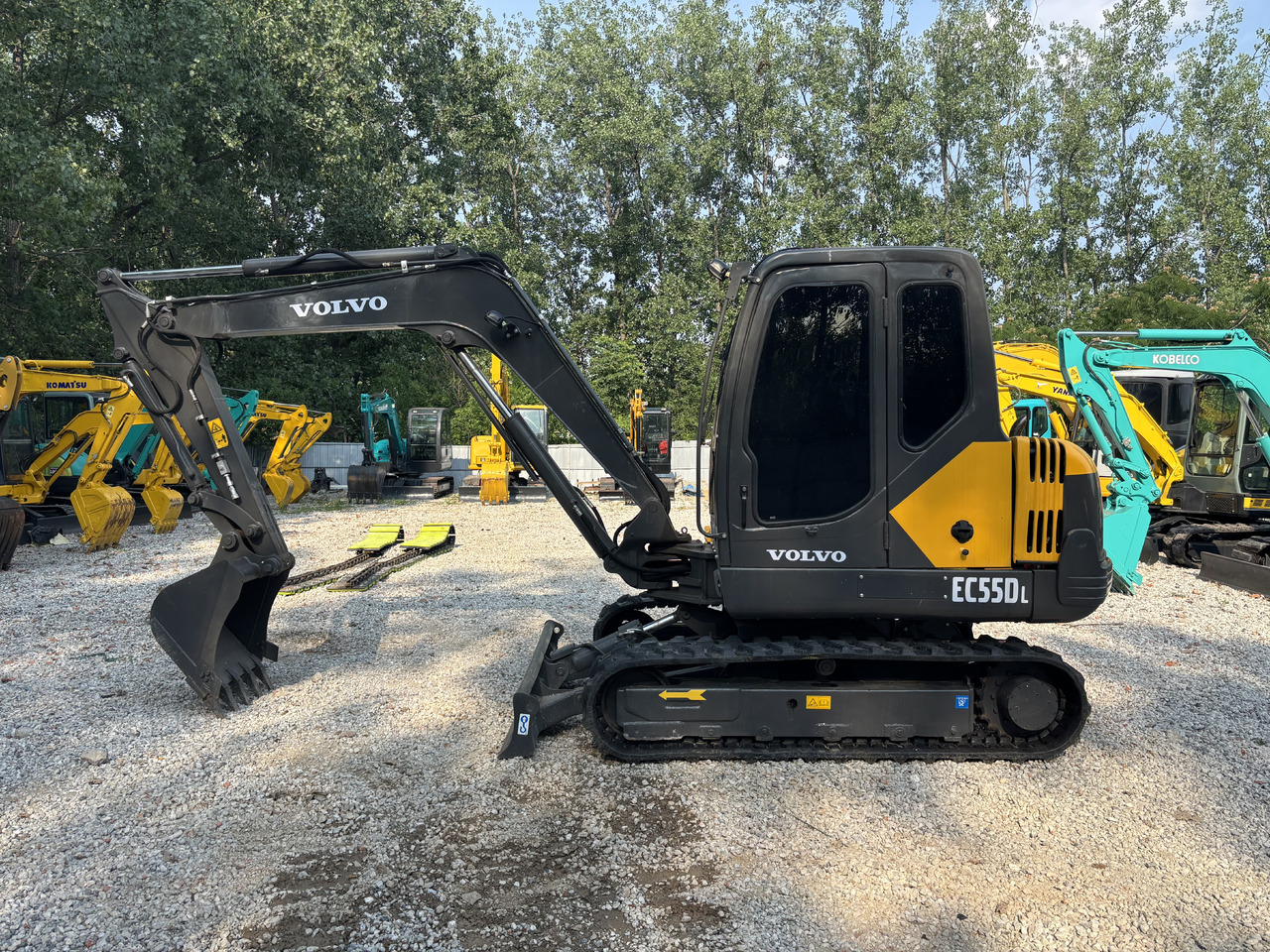 Volvo EC55D Rubber track - Mini excavator: picture 3 Volvo EC55D Rubber track - Mini excavator: picture 3