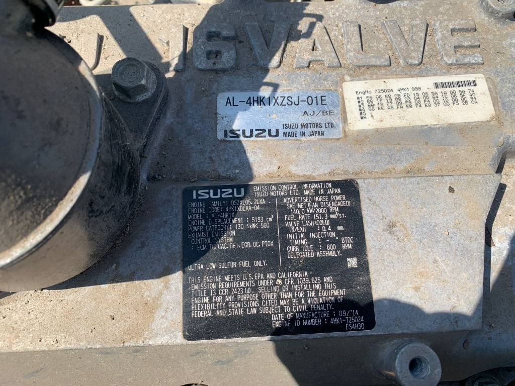 Isuzu AL-4HK1X - Engine for Construction machinery: picture 5 Isuzu AL-4HK1X - Engine for Construction machinery: picture 5