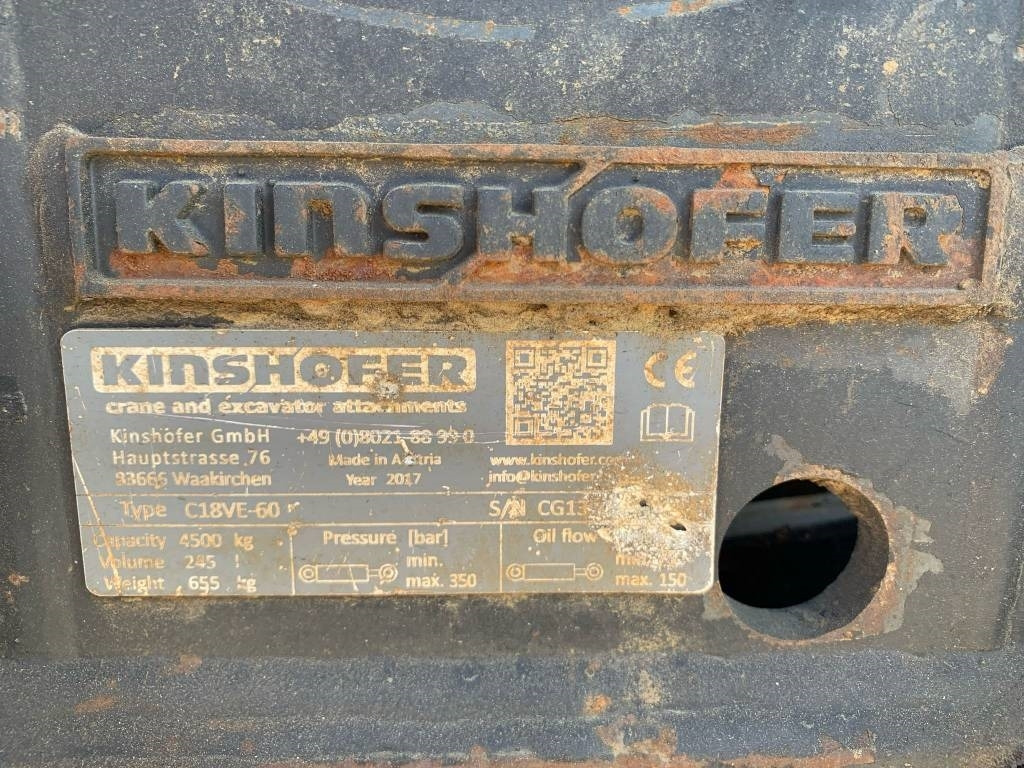 Kinshofer C18VE-60 - Grapple for Construction machinery: picture 4 Kinshofer C18VE-60 - Grapple for Construction machinery: picture 4