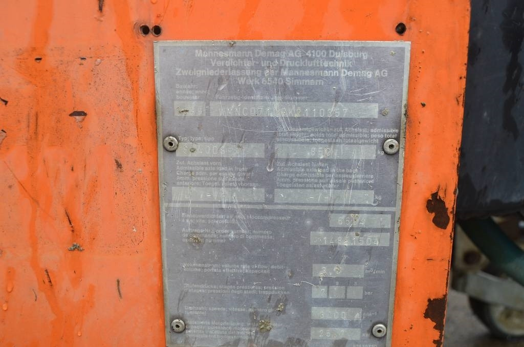 Mannesman Domag SC 40 DS-1 - Air compressor: picture 5 Mannesman Domag SC 40 DS-1 - Air compressor: picture 5