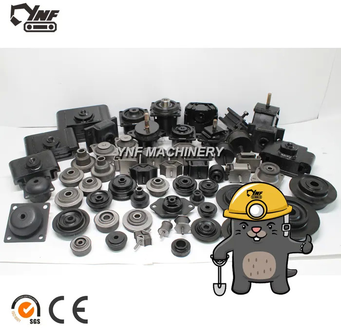 New Engine mount R450LC-3 R430LC-9A  R430LC-9 engine mount 14E7-01310 rubber cushion: picture 6