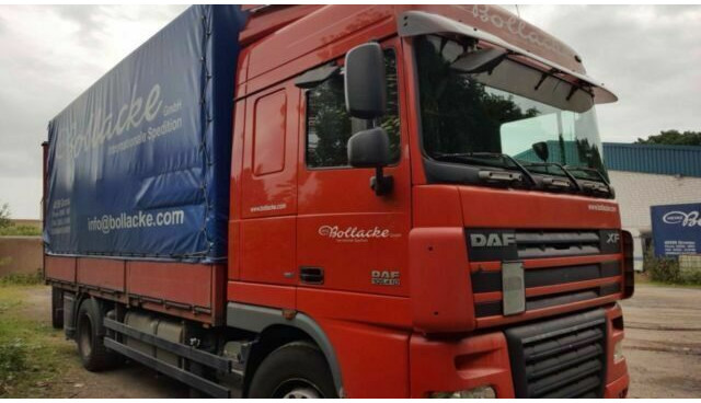 DAF 105-410 XF Plane Spriegel German Truck - Curtainsider truck: picture 1 DAF 105-410 XF Plane Spriegel German Truck - Curtainsider truck: picture 1