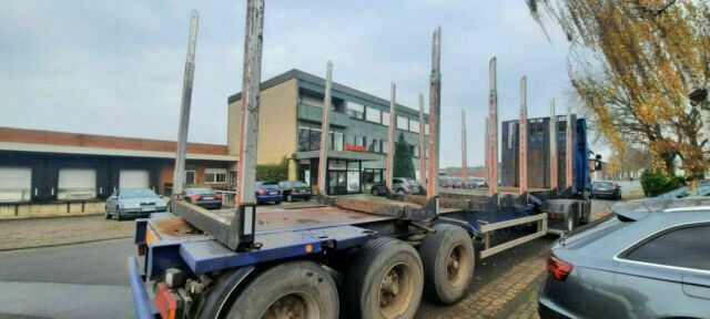 Kässbohrer SCV Plattform Mit Rungen 3 Achser - Log semi-trailer: picture 2 Kässbohrer SCV Plattform Mit Rungen 3 Achser - Log semi-trailer: picture 2