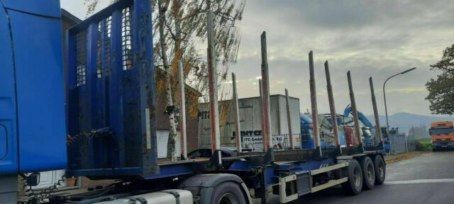 Kässbohrer SCV Plattform Mit Rungen 3 Achser - Log semi-trailer: picture 3 Kässbohrer SCV Plattform Mit Rungen 3 Achser - Log semi-trailer: picture 3
