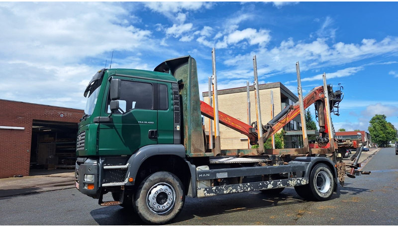 MAN TGA 18.480 Holz LKW - Log truck, Crane truck: picture 3 MAN TGA 18.480 Holz LKW - Log truck, Crane truck: picture 3