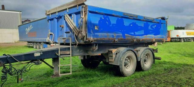 Meiller 2x Meiller/18To. Tanden/Kipper - Tipper trailer: picture 2 Meiller 2x Meiller/18To. Tanden/Kipper - Tipper trailer: picture 2