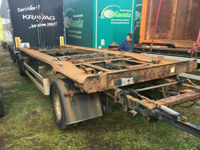 Meiller HKM Luftgefedert ABS BPW-Achsen - Container transporter/ Swap body trailer: picture 1 Meiller HKM Luftgefedert ABS BPW-Achsen - Container transporter/ Swap body trailer: picture 1