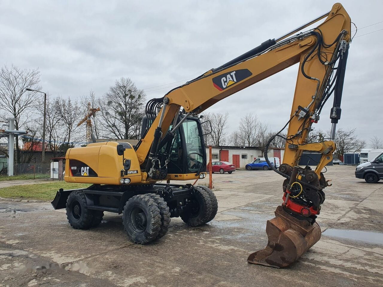 Wheel excavator Caterpillar M 313 D Tiltrotator: picture 6
