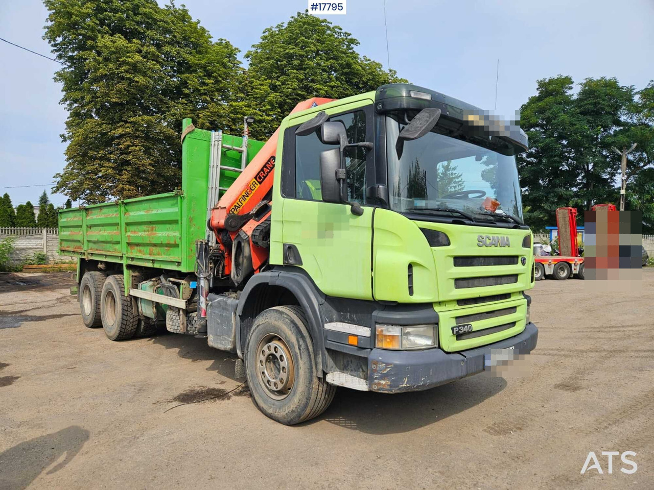 2007 Scania P 340 - Dropside/ Flatbed truck, Crane truck: picture 1 2007 Scania P 340 - Dropside/ Flatbed truck, Crane truck: picture 1