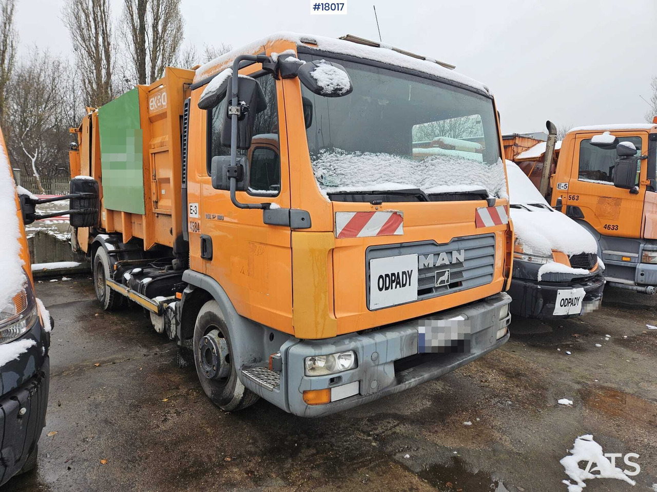 Truck MAN TGA 12.180 (2007) with EKOCEL mini garbage truck body - Garbage truck: picture 3 Truck MAN TGA 12.180 (2007) with EKOCEL mini garbage truck body - Garbage truck: picture 3