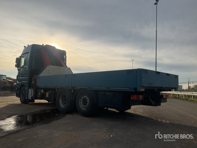 2012 Mercedes-Benz Actros 930.20 2012 HMF 3000-K3 Articulated Bo ... Flatbed Truck with Crane - Dropside/ Flatbed truck, Crane truck: picture 1 2012 Mercedes-Benz Actros 930.20 2012 HMF 3000-K3 Articulated Bo ... Flatbed Truck with Crane - Dropside/ Flatbed truck, Crane truck: picture 1