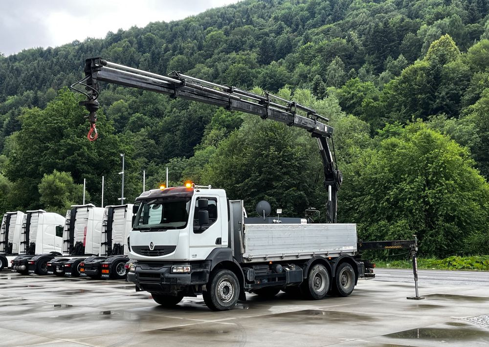 Renault Kerax 380 EEV // Skrzynia Burtowa // HIAB XS166 Hipro + Radio // Zwolnice // // - Dropside/ Flatbed truck, Crane truck: picture 2 Renault Kerax 380 EEV // Skrzynia Burtowa // HIAB XS166 Hipro + Radio // Zwolnice // // - Dropside/ Flatbed truck, Crane truck: picture 2