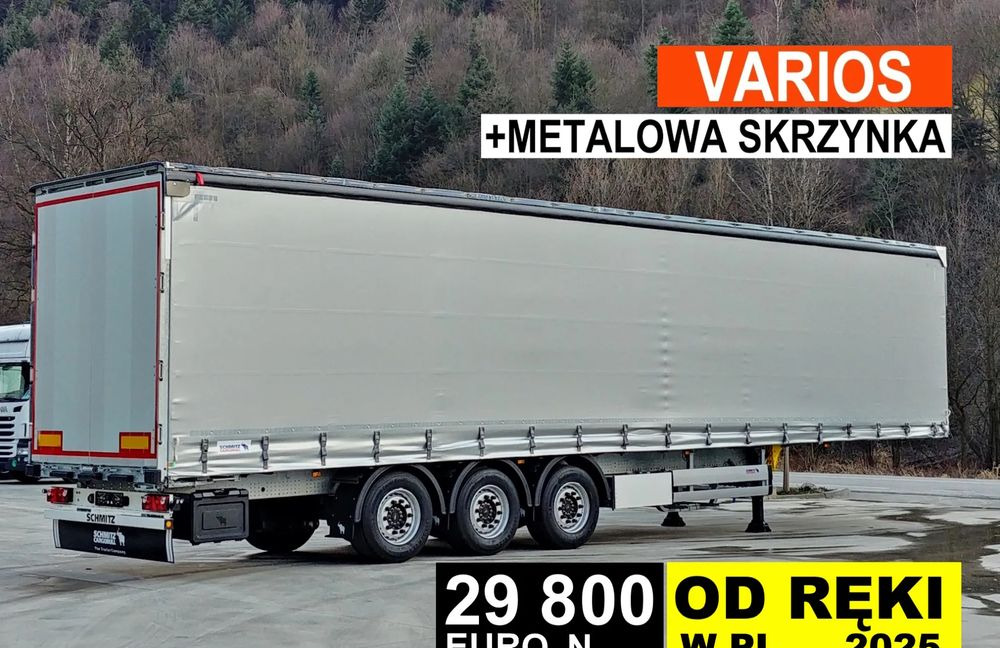 Schmitz Cargobull VARIOS + SKRZYNKA - Curtainsider semi-trailer: picture 1 Schmitz Cargobull VARIOS + SKRZYNKA - Curtainsider semi-trailer: picture 1