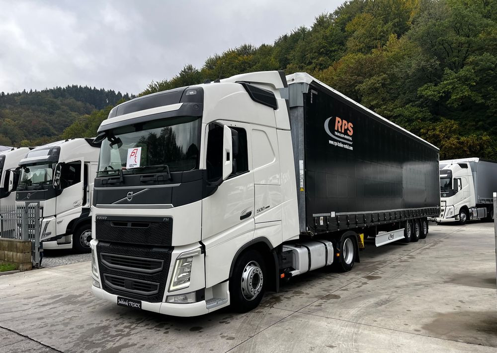 Volvo FH 500 Mega 2016 Rok + Fliegl 2017 // Oś podnoszona // Zestaw ! - Tractor unit, Curtainsider semi-trailer: picture 3 Volvo FH 500 Mega 2016 Rok + Fliegl 2017 // Oś podnoszona // Zestaw ! - Tractor unit, Curtainsider semi-trailer: picture 3