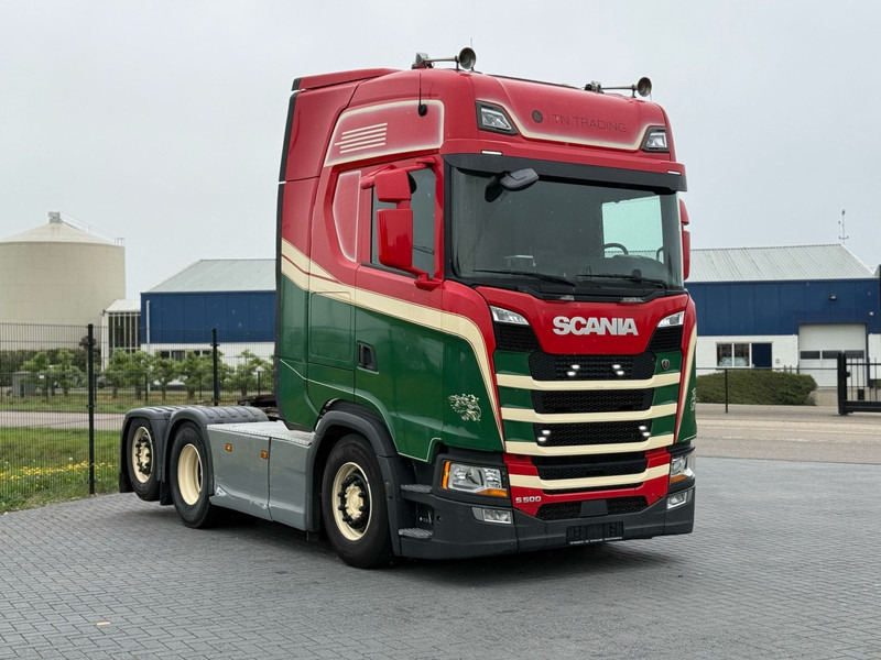 Scania S500 BOOGIE, HYDRAULICS, LEATHER SEATS, 2.95WB, VOL SPOILER. - Tractor unit: picture 1 Scania S500 BOOGIE, HYDRAULICS, LEATHER SEATS, 2.95WB, VOL SPOILER. - Tractor unit: picture 1