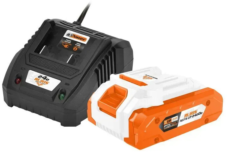 Ładowarka RURIS + akumulator 20V 4Ah - Garden equipment: picture 1 Ładowarka RURIS + akumulator 20V 4Ah - Garden equipment: picture 1