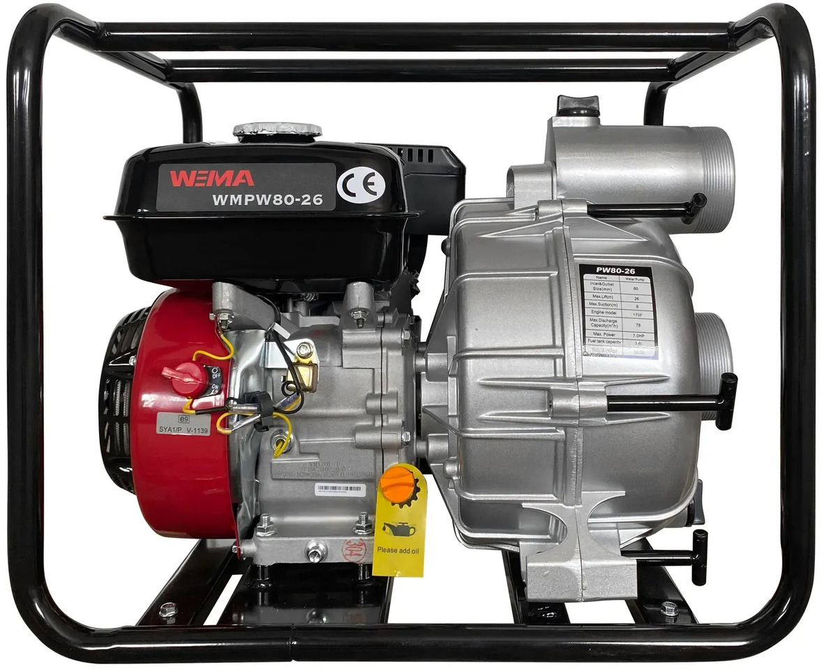 Motopompa WEIMA 80-26 78000L/h 7KM DO BRUDNEY WODY SPALINOWA - Water pump: picture 2 Motopompa WEIMA 80-26 78000L/h 7KM DO BRUDNEY WODY SPALINOWA - Water pump: picture 2