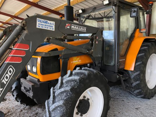 Renault CERES 95 X TRACTEUR + CHARGEUR MX80 - Farm tractor: picture 1 Renault CERES 95 X TRACTEUR + CHARGEUR MX80 - Farm tractor: picture 1