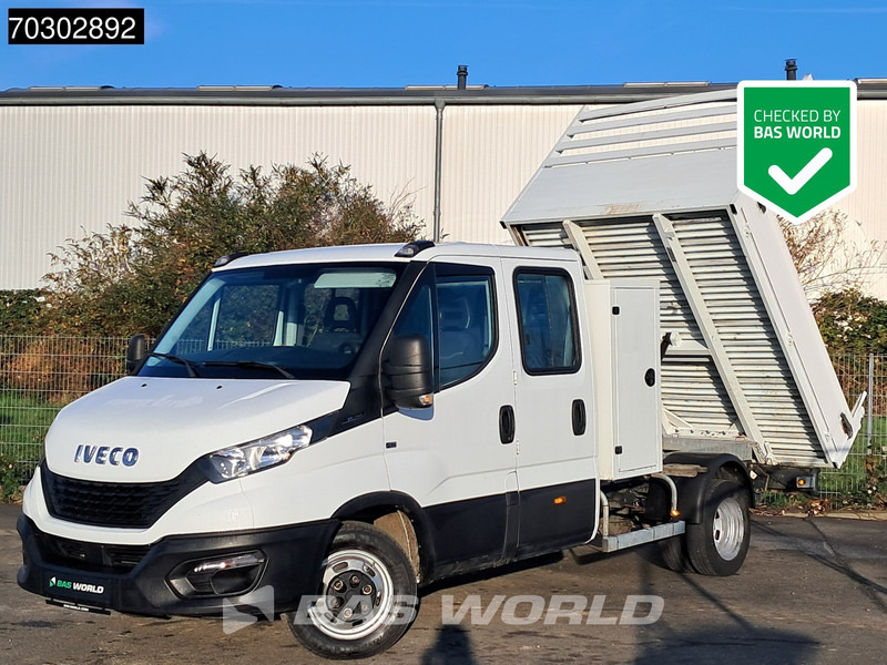Iveco Daily 35C14 Doppel Kabine Kipper 3,5t AHK Doppelbereifung Klima Tempomat Euro6 A/C Towbar Cruise control - Flatbed van: picture 1 Iveco Daily 35C14 Doppel Kabine Kipper 3,5t AHK Doppelbereifung Klima Tempomat Euro6 A/C Towbar Cruise control - Flatbed van: picture 1