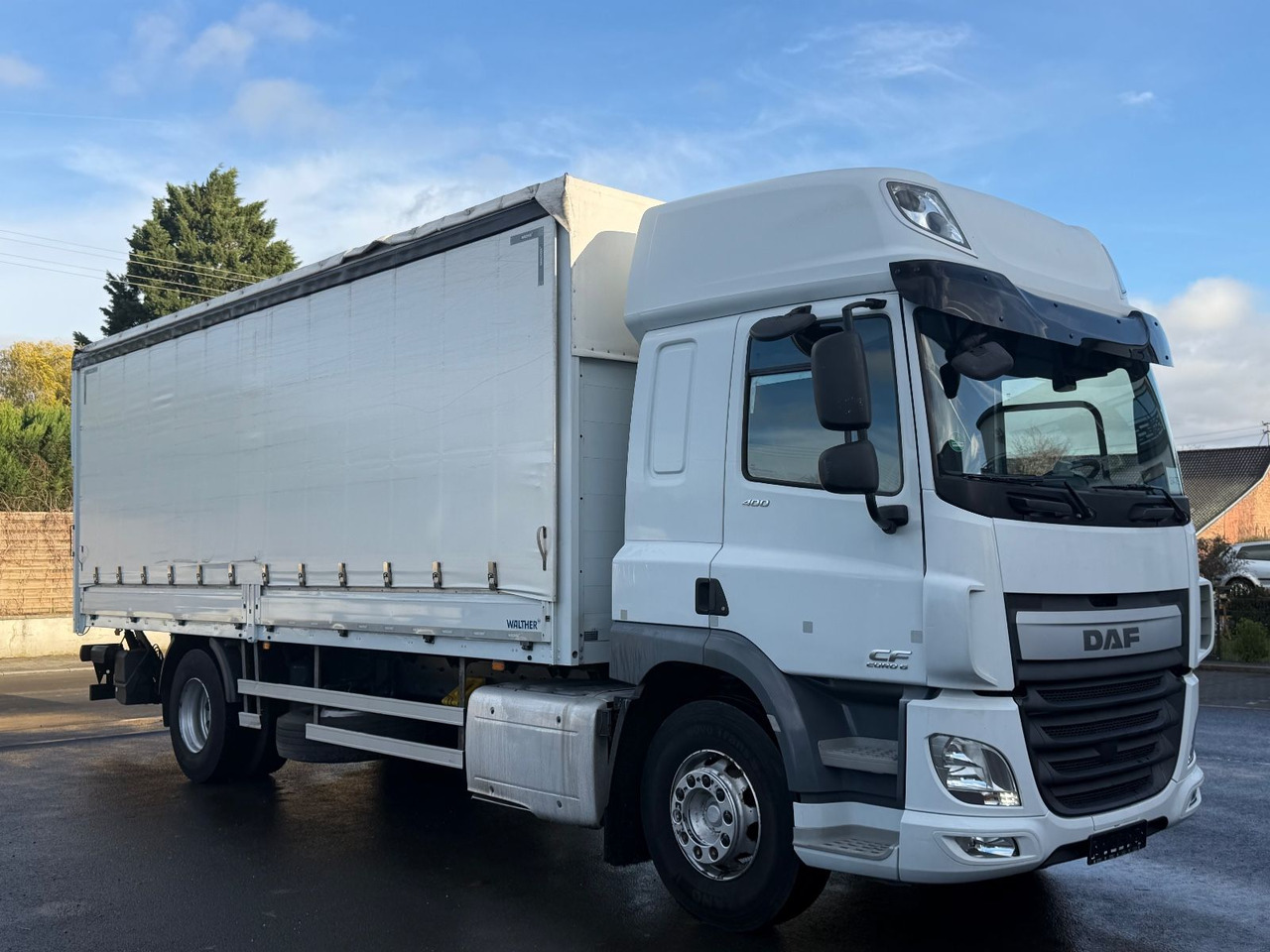 DAF CF 400FA Pritsche/Plane, Edscha,Retarder, Lbw - Curtainsider truck: picture 1 DAF CF 400FA Pritsche/Plane, Edscha,Retarder, Lbw - Curtainsider truck: picture 1