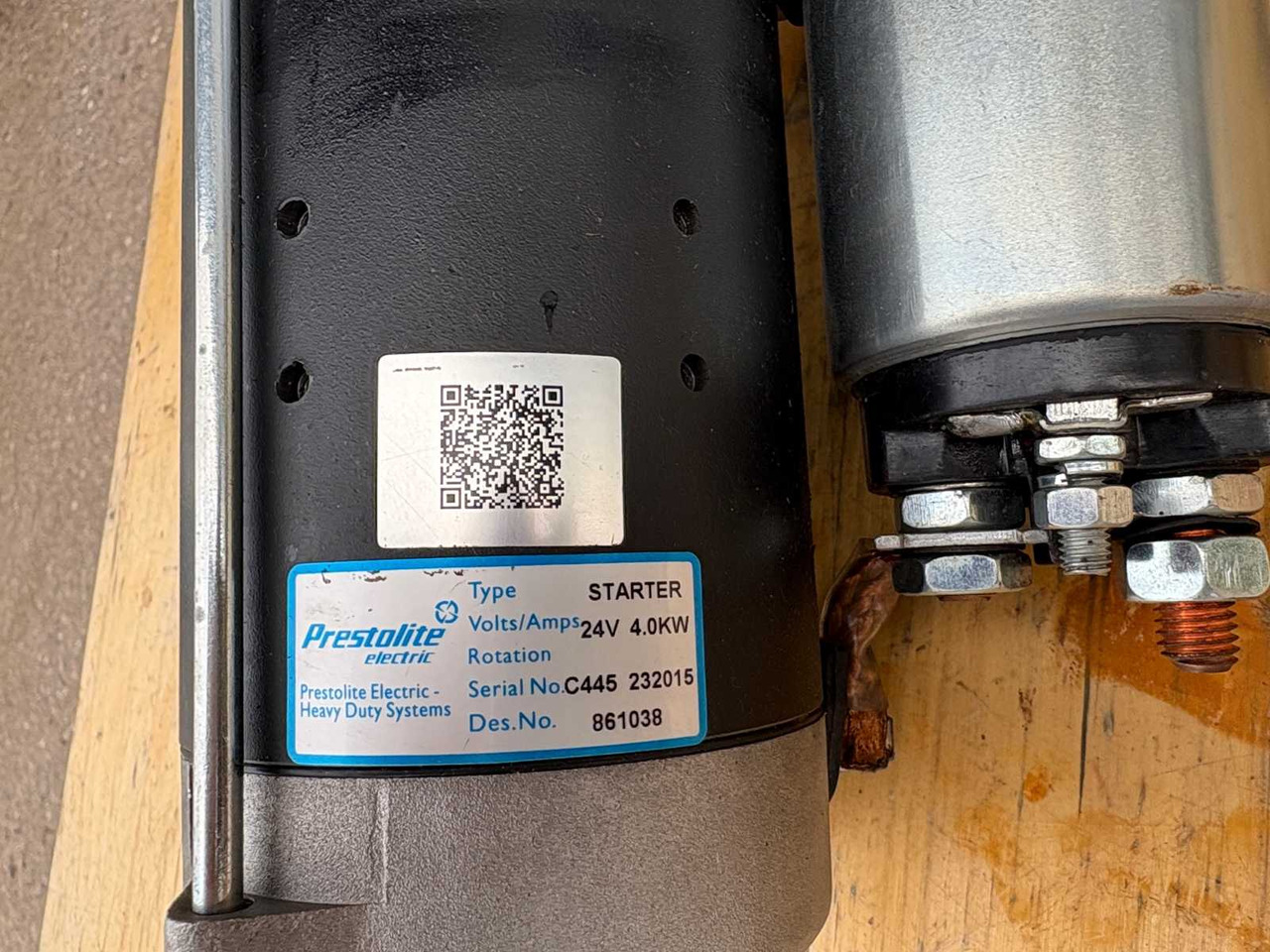 Starter motor Prestolite - Starter for Construction machinery: picture 4 Starter motor Prestolite - Starter for Construction machinery: picture 4