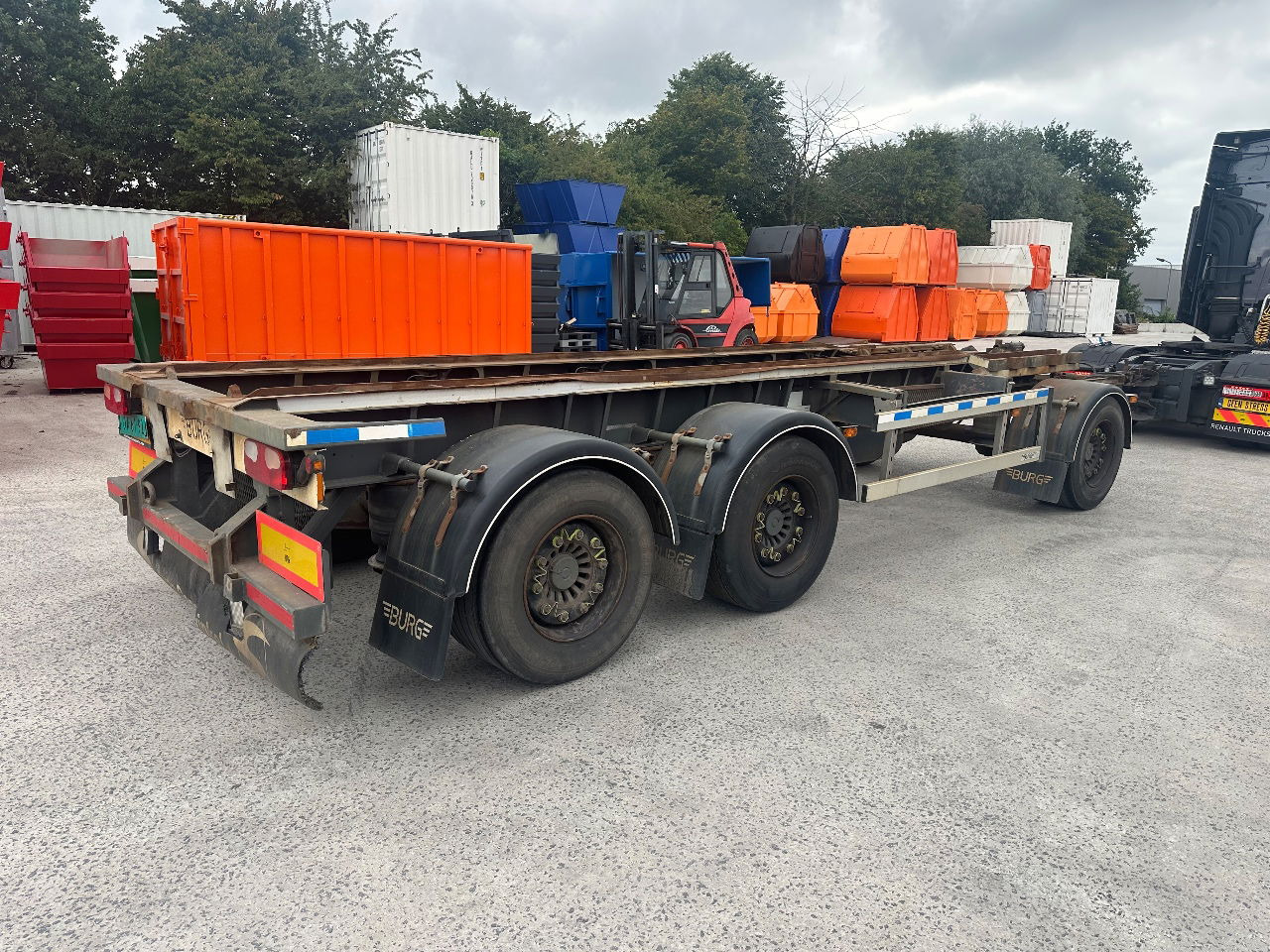 Burg BPA 09-18 ACXxx-00 - Container transporter/ Swap body trailer: picture 1 Burg BPA 09-18 ACXxx-00 - Container transporter/ Swap body trailer: picture 1