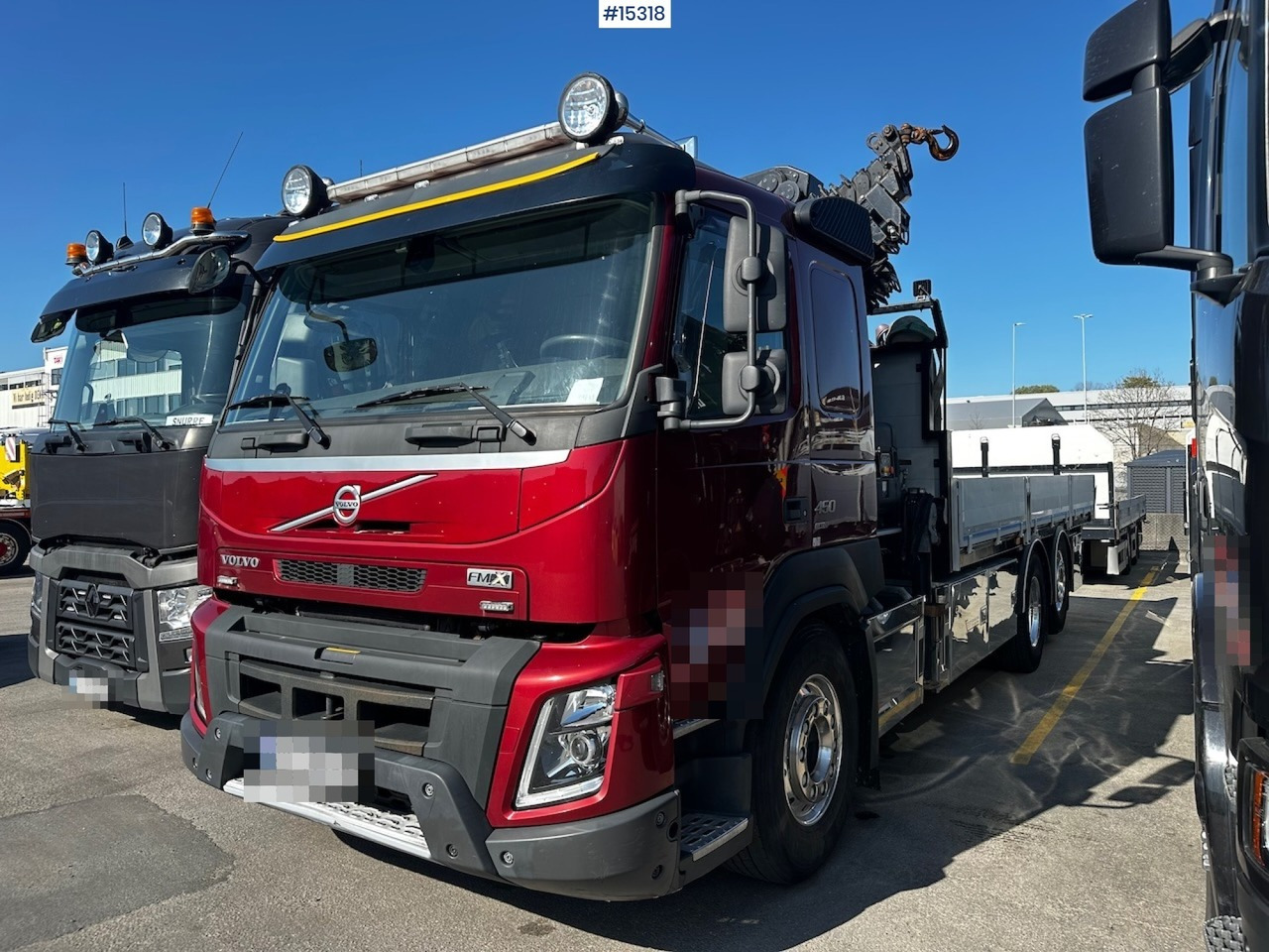 Volvo FMX 450 - Dropside/ Flatbed truck, Crane truck: picture 1 Volvo FMX 450 - Dropside/ Flatbed truck, Crane truck: picture 1