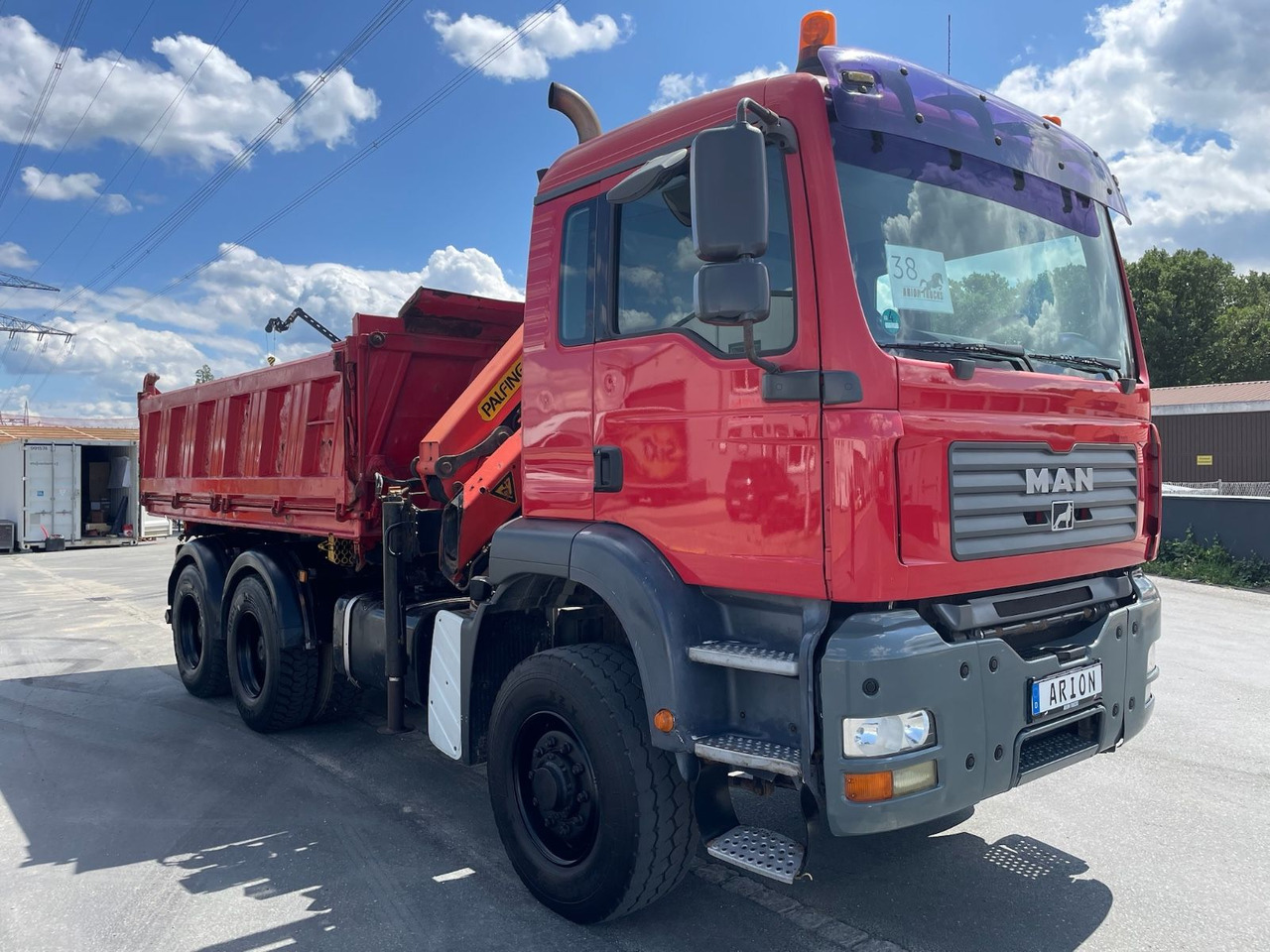MAN TGA 26.360 6x6H Dreiseitenkipper/Kran/PALFINGER - Tipper, Crane truck: picture 1 MAN TGA 26.360 6x6H Dreiseitenkipper/Kran/PALFINGER - Tipper, Crane truck: picture 1