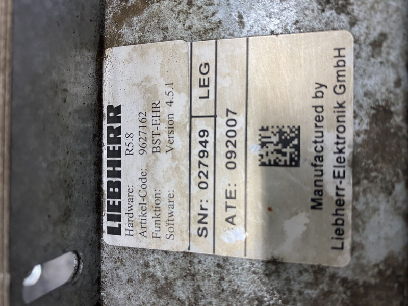 Liebherr BST-EHR - ECU: picture 2 Liebherr BST-EHR - ECU: picture 2