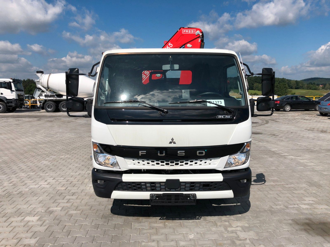 FUSO CANTER 9C18 mit FASSI F65B - Tipper, Crane truck: picture 2 FUSO CANTER 9C18 mit FASSI F65B - Tipper, Crane truck: picture 2