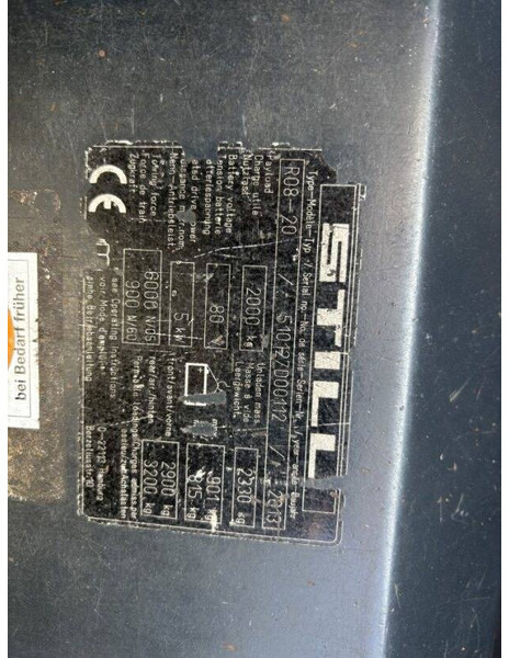 Dropside/ Flatbed truck, Electric truck Still R 0820: picture 6