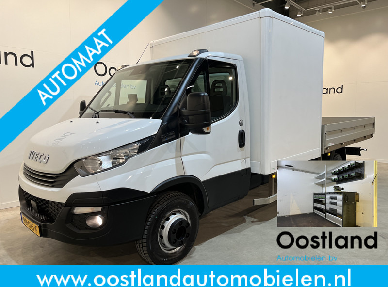 Iveco 65C18 3.0 Automaat Open Laadbak / Mobiele Werkplaats / Bott Inrichting / Euro 6 / Airco / Cruise Control / Trekhaak / Camera / 3-Zits / 55.400 KM !! C-Rijbewijs !! - Flatbed van: picture 1 Iveco 65C18 3.0 Automaat Open Laadbak / Mobiele Werkplaats / Bott Inrichting / Euro 6 / Airco / Cruise Control / Trekhaak / Camera / 3-Zits / 55.400 KM !! C-Rijbewijs !! - Flatbed van: picture 1