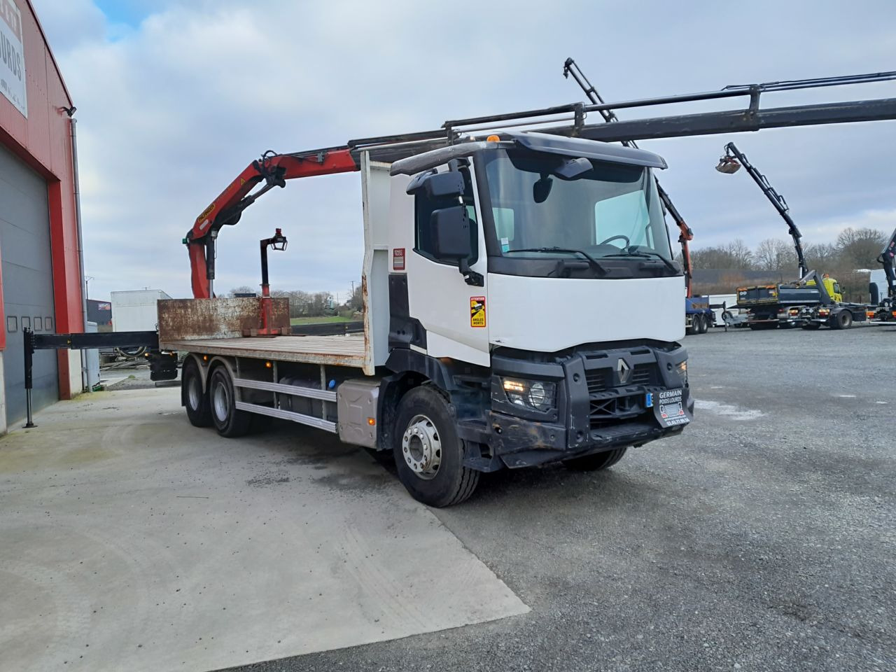 Renault C430 6x4 Standard platform Truck - Dropside/ Flatbed truck, Crane truck: picture 2 Renault C430 6x4 Standard platform Truck - Dropside/ Flatbed truck, Crane truck: picture 2