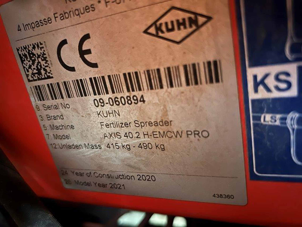 Kuhn Axis 40.2 H-EMC-W - Fertilizer spreader: picture 2 Kuhn Axis 40.2 H-EMC-W - Fertilizer spreader: picture 2