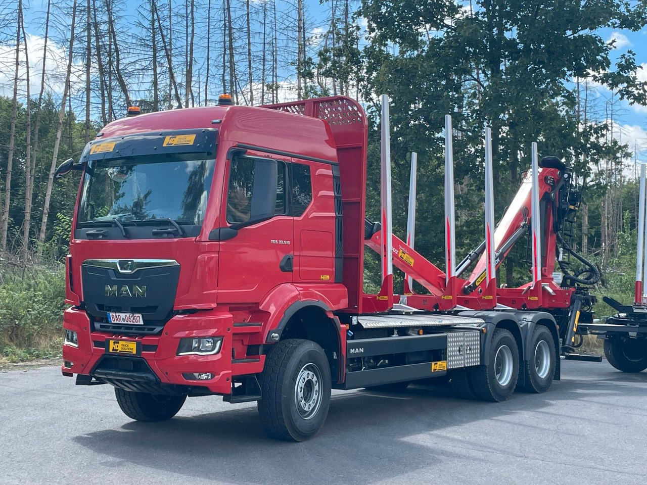MAN TGS 33.510 6X4 BL Euro6e EPSILON 170Z - Log truck, Crane truck: picture 2 MAN TGS 33.510 6X4 BL Euro6e EPSILON 170Z - Log truck, Crane truck: picture 2
