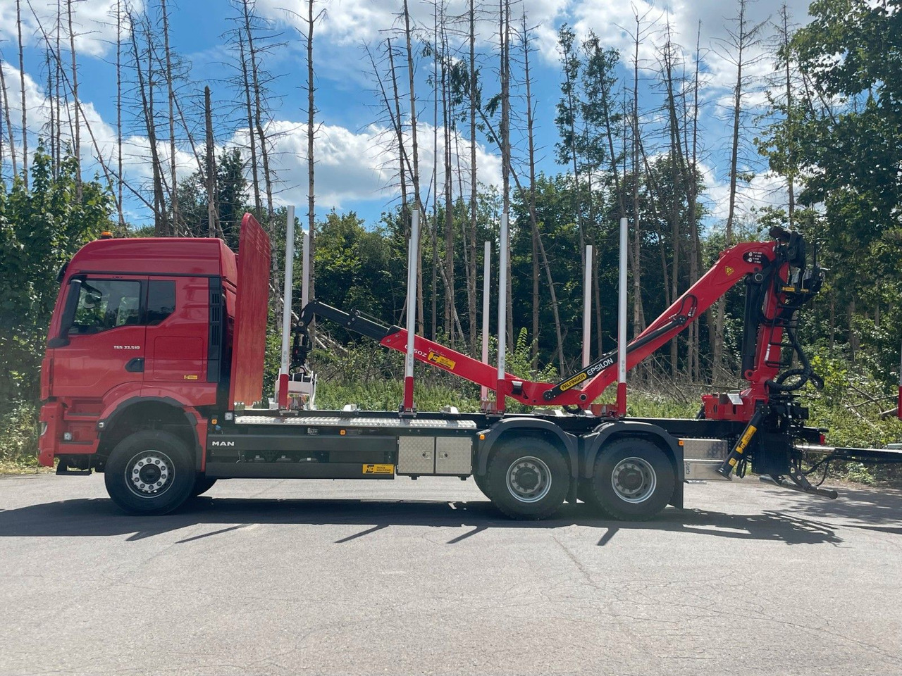 MAN TGS 33.510 6X4 BL Euro6e EPSILON 170Z - Log truck, Crane truck: picture 5 MAN TGS 33.510 6X4 BL Euro6e EPSILON 170Z - Log truck, Crane truck: picture 5