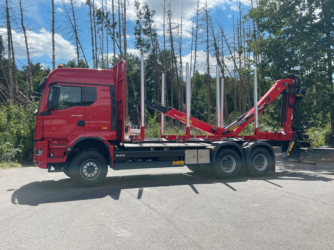 MAN TGS 33.510 6X4 BL Euro6e EPSILON 170Z - Log truck, Crane truck: picture 4 MAN TGS 33.510 6X4 BL Euro6e EPSILON 170Z - Log truck, Crane truck: picture 4