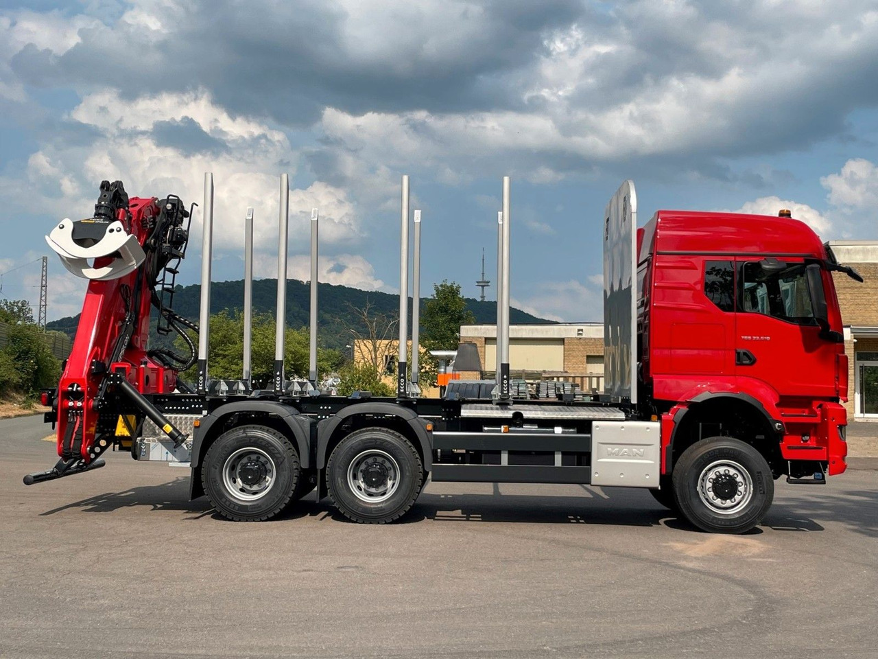 Log truck, Crane truck MAN TGS 33.520 6X6  Euro6e  Radstand 3900mm EPSILON: picture 8