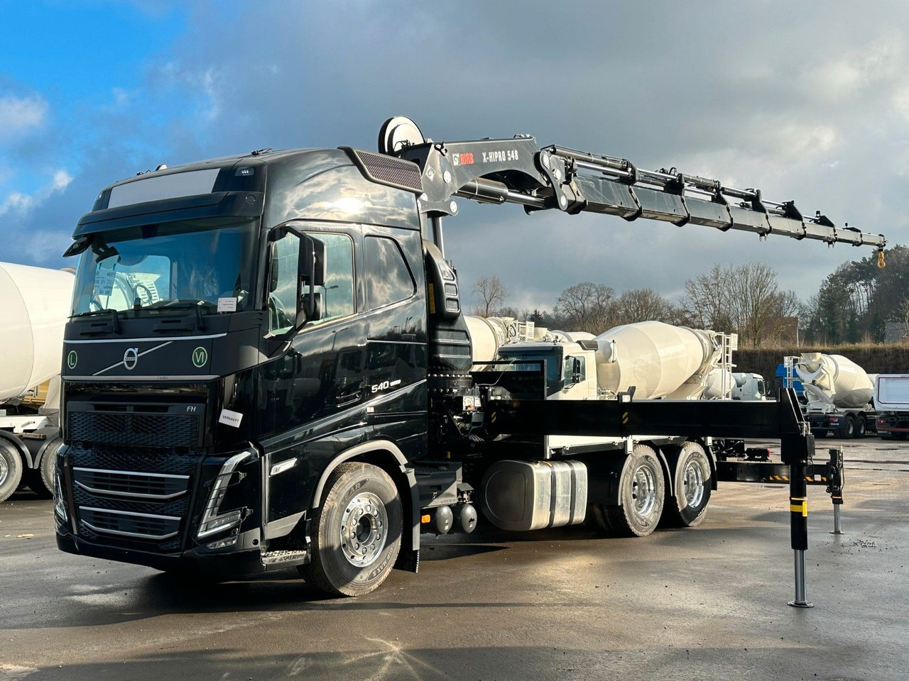 Volvo FH 540 6x4 Euro6e HIAB X-HIPRO 548 E 8 - Dropside/ Flatbed truck, Crane truck: picture 1 Volvo FH 540 6x4 Euro6e HIAB X-HIPRO 548 E 8 - Dropside/ Flatbed truck, Crane truck: picture 1