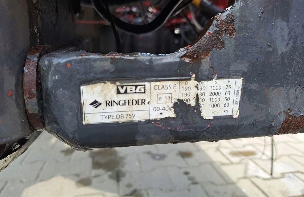 Suspension for Truck BELKA ZACZEP HAK RINGFEDER VBG 750V / 795V / 7310D RENAULT DXI GAMA VOLVO FH FM. Renault: picture 8