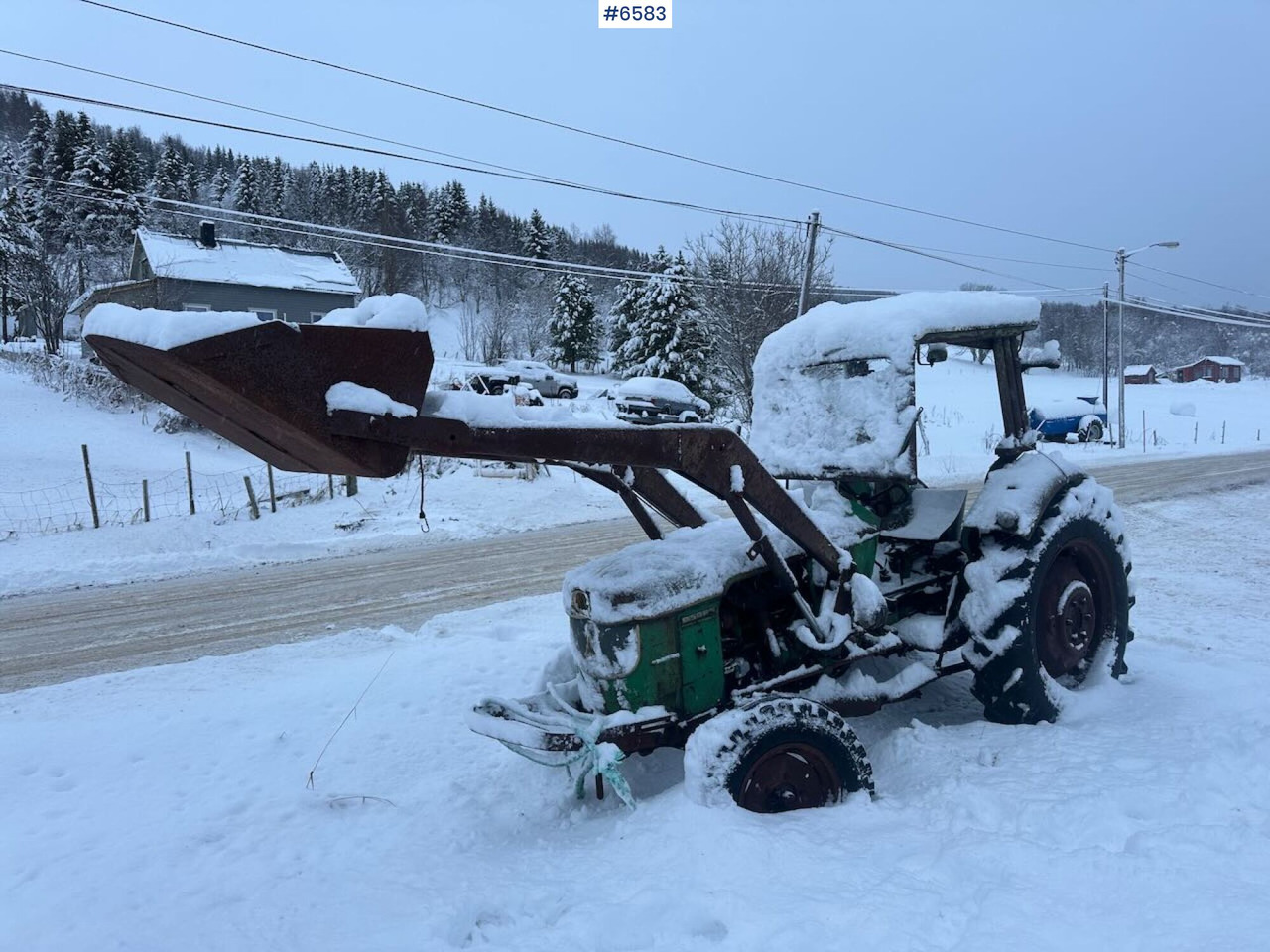 1969 Deutz D5005 tractor w/ front loader. Rep. object. - Farm tractor: picture 3 1969 Deutz D5005 tractor w/ front loader. Rep. object. - Farm tractor: picture 3