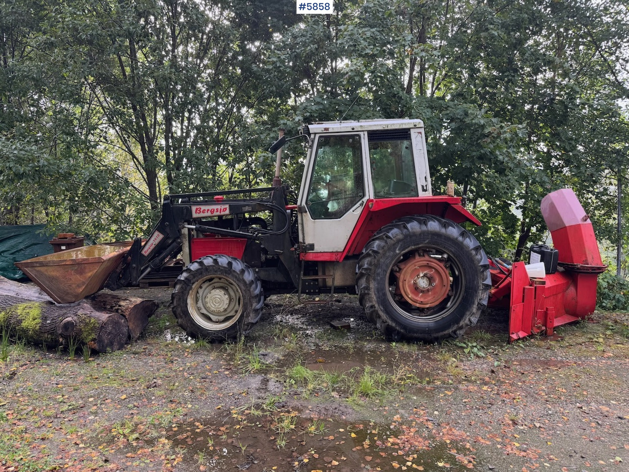 1983 Massey Ferguson 690 with front loader - Farm tractor: picture 4 1983 Massey Ferguson 690 with front loader - Farm tractor: picture 4