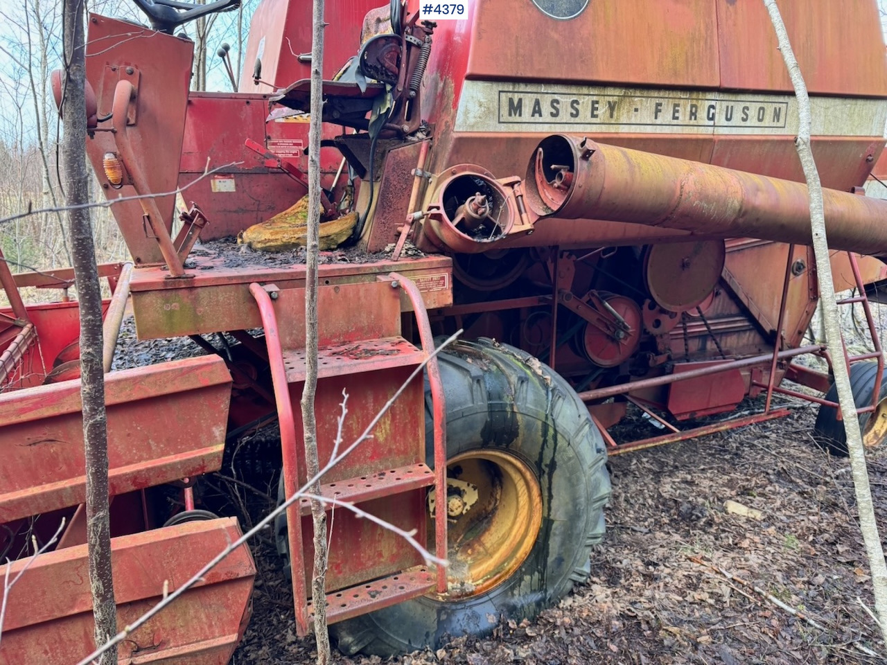 Combine harvester 1986 Massey Ferguson 187 Combine harvester: picture 8