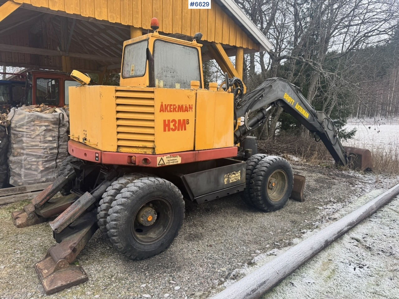 1987 Åkerman H3M Wheel excavator w/ 4 buckets. - Excavator: picture 5 1987 Åkerman H3M Wheel excavator w/ 4 buckets. - Excavator: picture 5