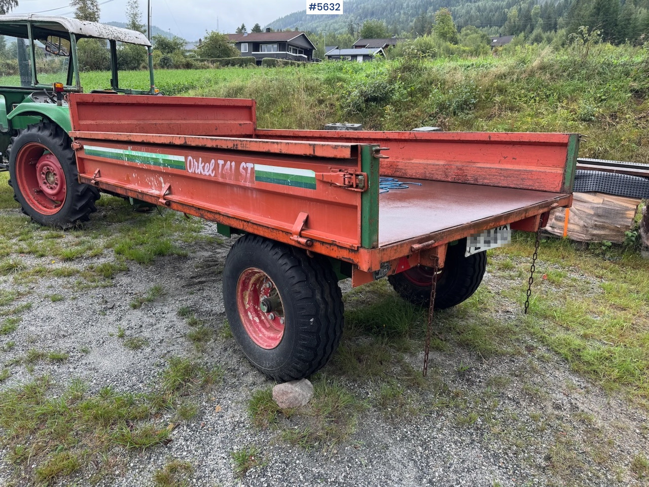 1989 Orkel T41 ST with grain sides - Farm trailer: picture 2 1989 Orkel T41 ST with grain sides - Farm trailer: picture 2