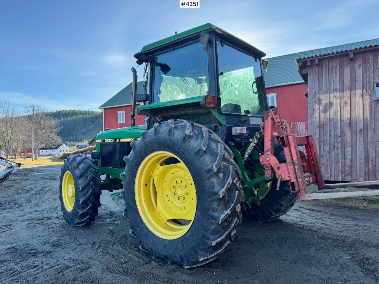 1991 John Deere 2850 4x4 Synchron w/ front hydraulics. leasing 1991 John Deere 2850 4x4 Synchron w/ front hydraulics.: picture 8